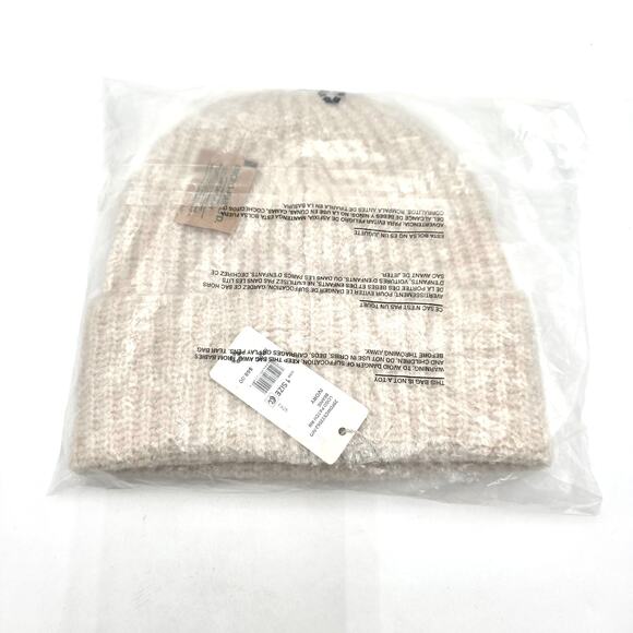FAVORITE DAUGTER 'THE LOGO PATCH RIB BEANIE' IVORY - Picture 5 of 13
